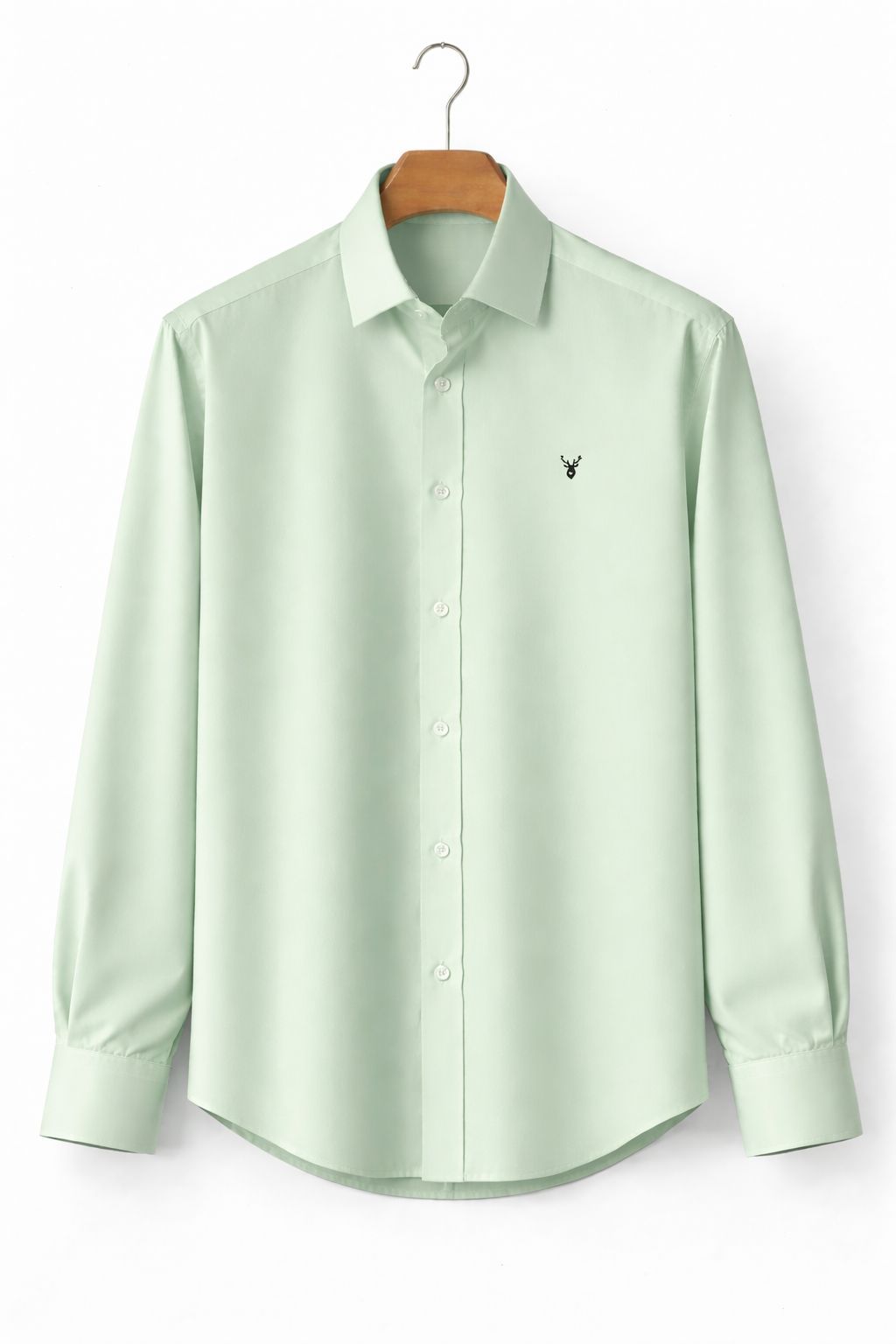 Elorl Regular Fit Mint Green Shirt for Men Elorl Regular Fit Mint Green Shirt for Men