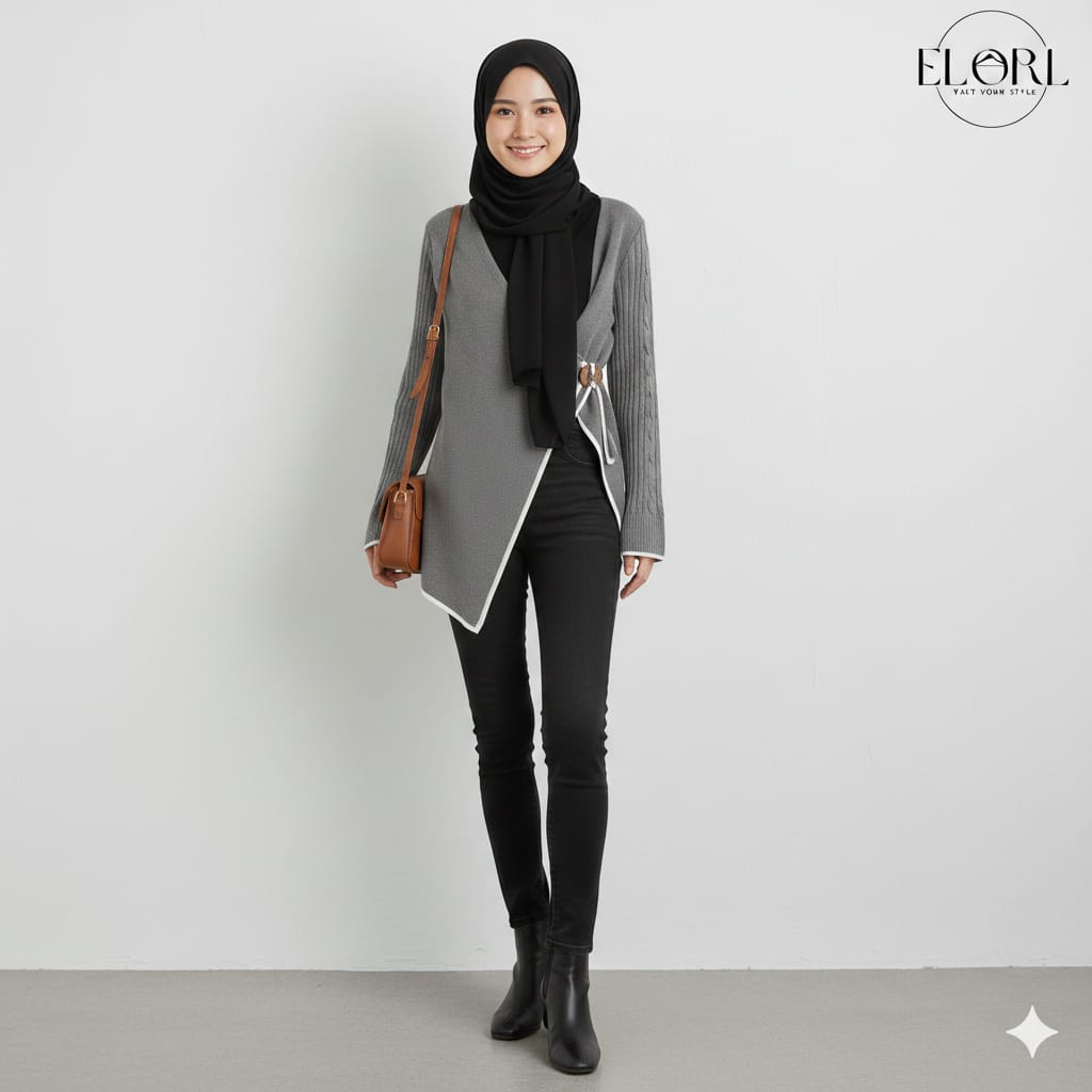 Elori Silva Luxe Wrap Cardigan