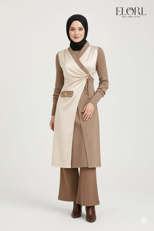Eloria Luxe Wrap Dress for Women