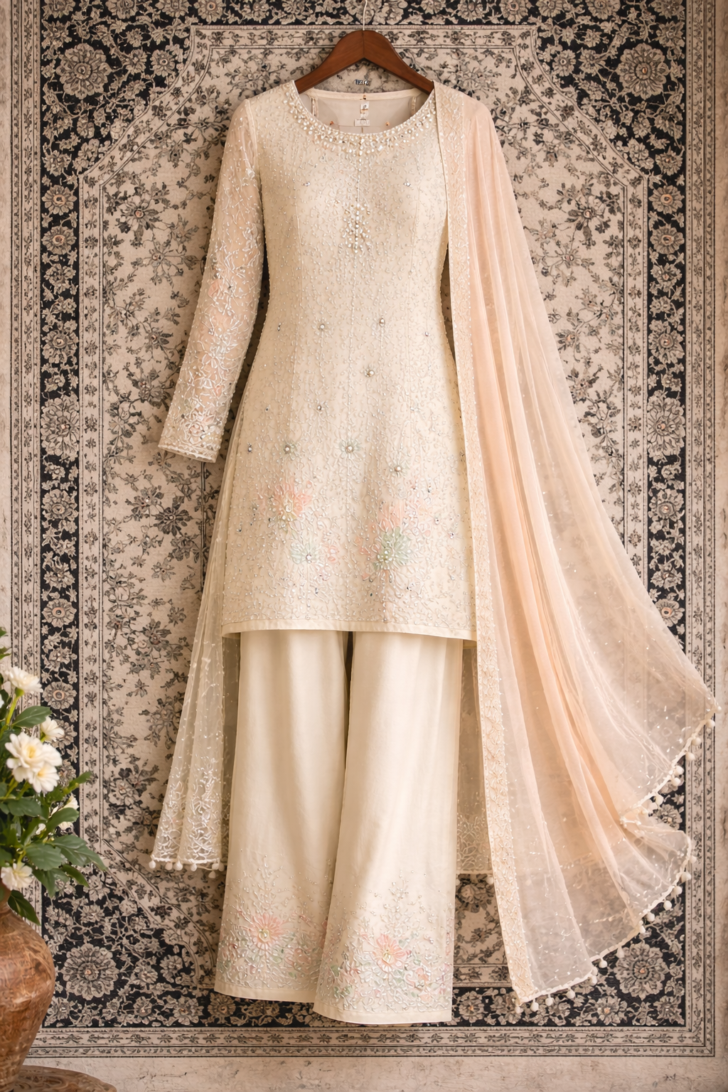Noor e Sahar Zarmina Plazzoo Set for Women