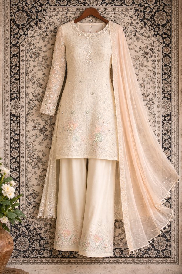 Noor e Sahar Zarmina Plazzoo Set for Women