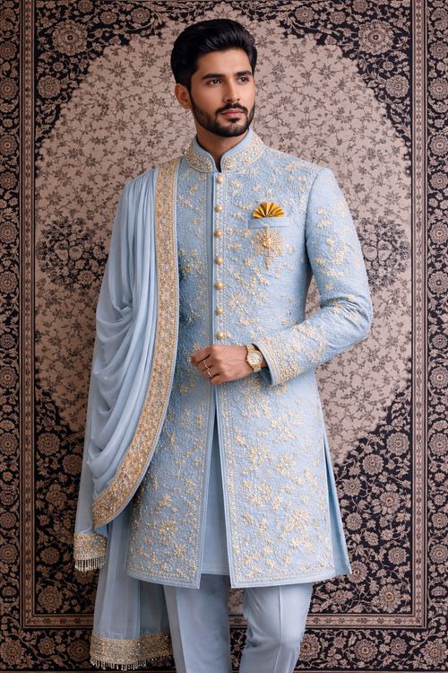 Aasmaan-e-Shahi Sherwani for Men