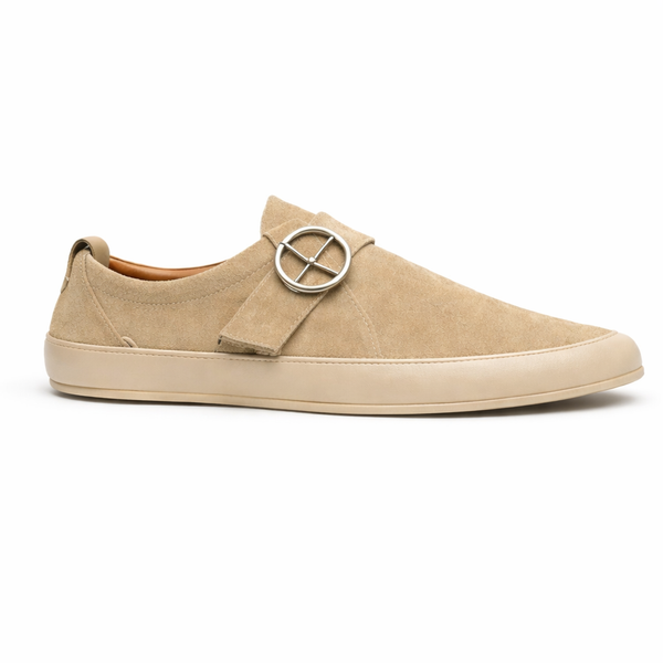 Elorl Datestep Beige Buckle Sneaker