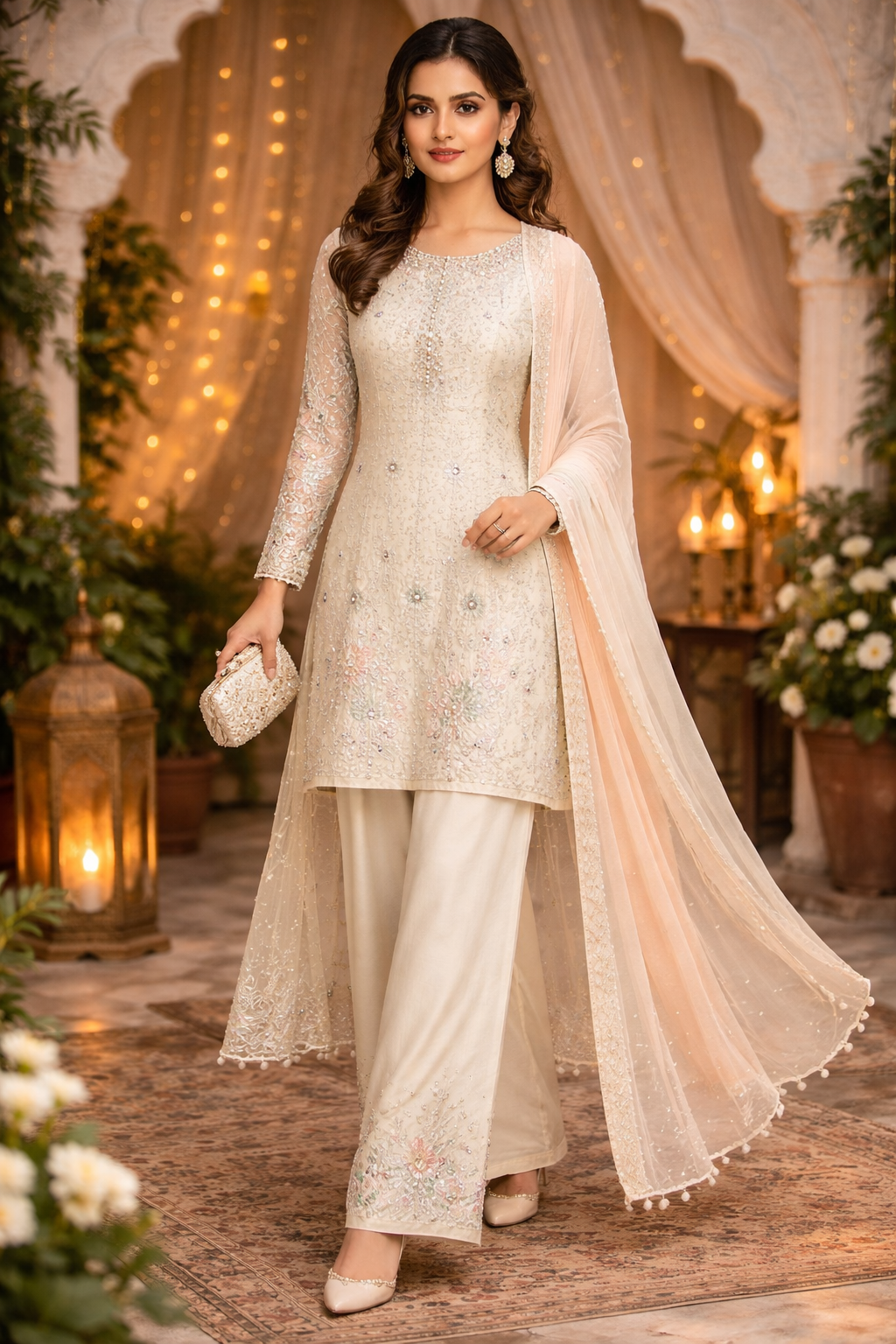 Noor e Sahar Zarmina Plazzoo Set for Women