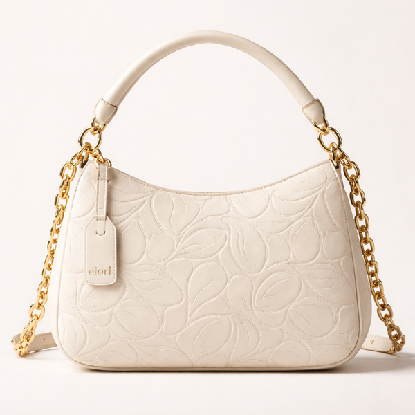 Elorl Ivory Bloom Luxe Bag for Women Limited Edition