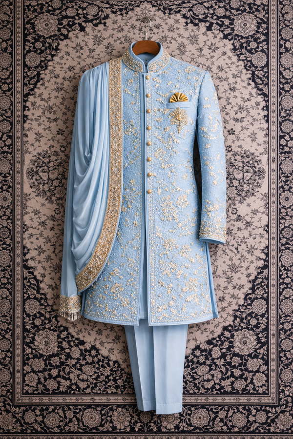 Aasmaan-e-Shahi Sherwani for Men