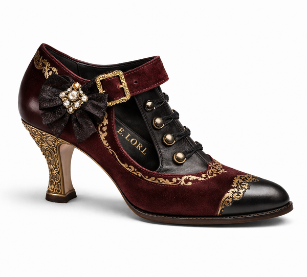 Elorl Baroque Duchess Heels for Women