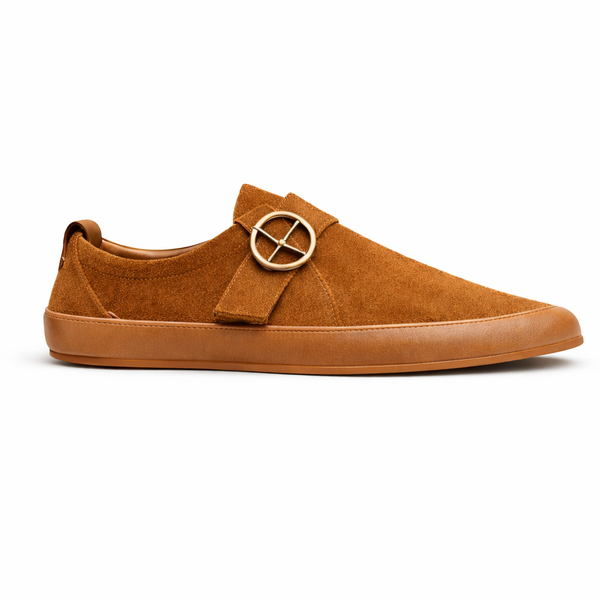 Elorl Datestep Camel Brown Buckle Snaker