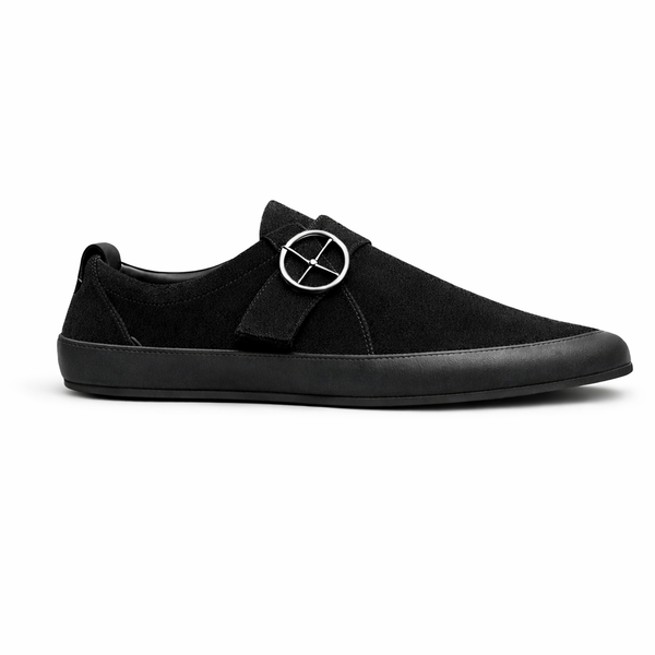 Elorl Datestep Midnight Black Buckle Sneaker